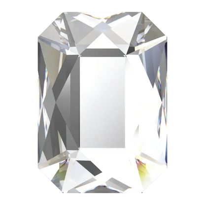 Serinity Crystals Non Hotfix Emerald Cut - Crystal