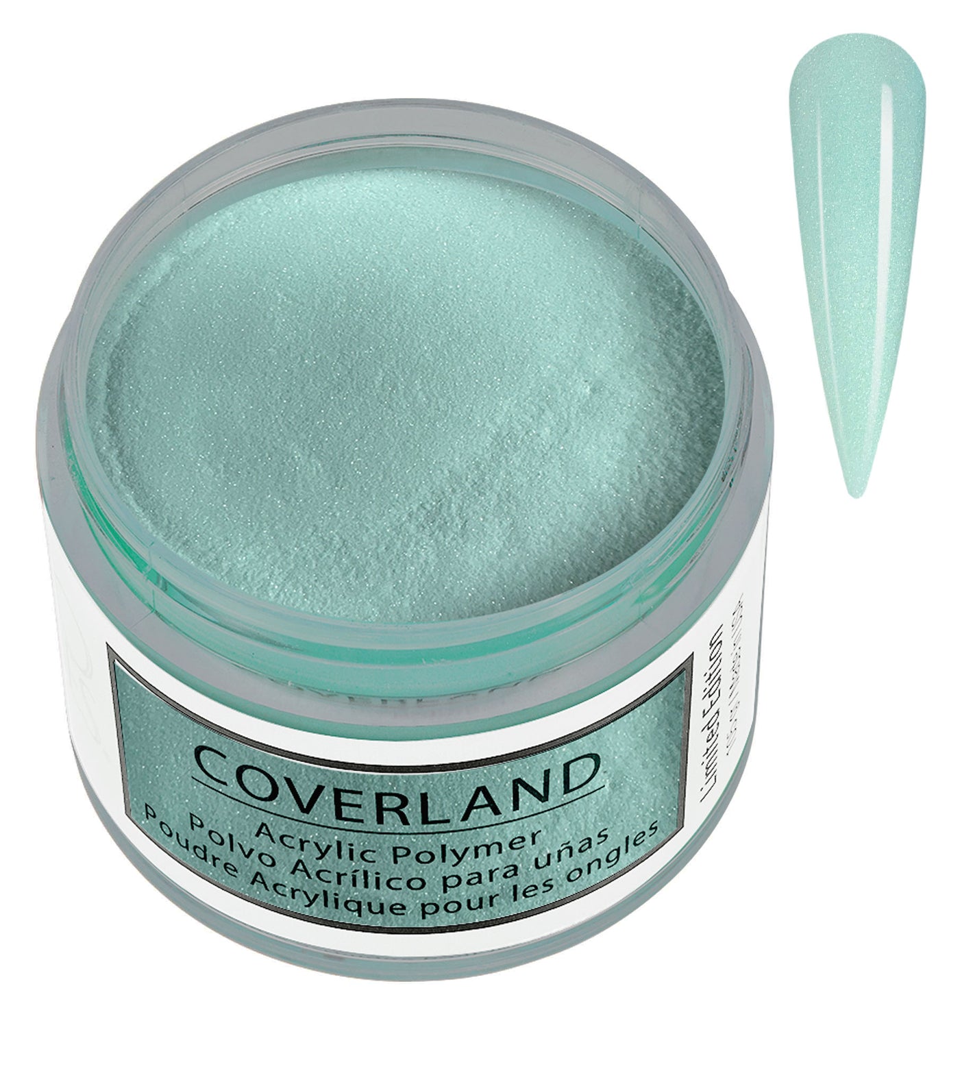 Tones Coverland Acrylic Powder "Aqua Burst" - 1.5 OZ