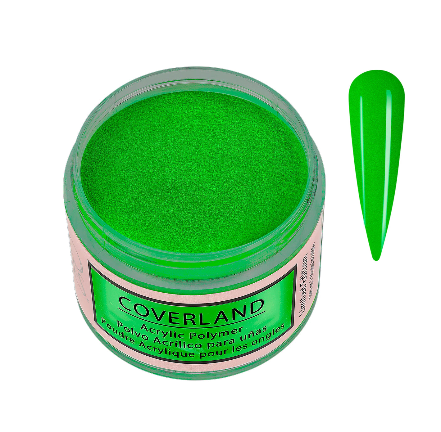 Tones Coverland Acrylic Powder 1.5 Oz "Boogie Nights" Limited Edition *Glow In The Dark*