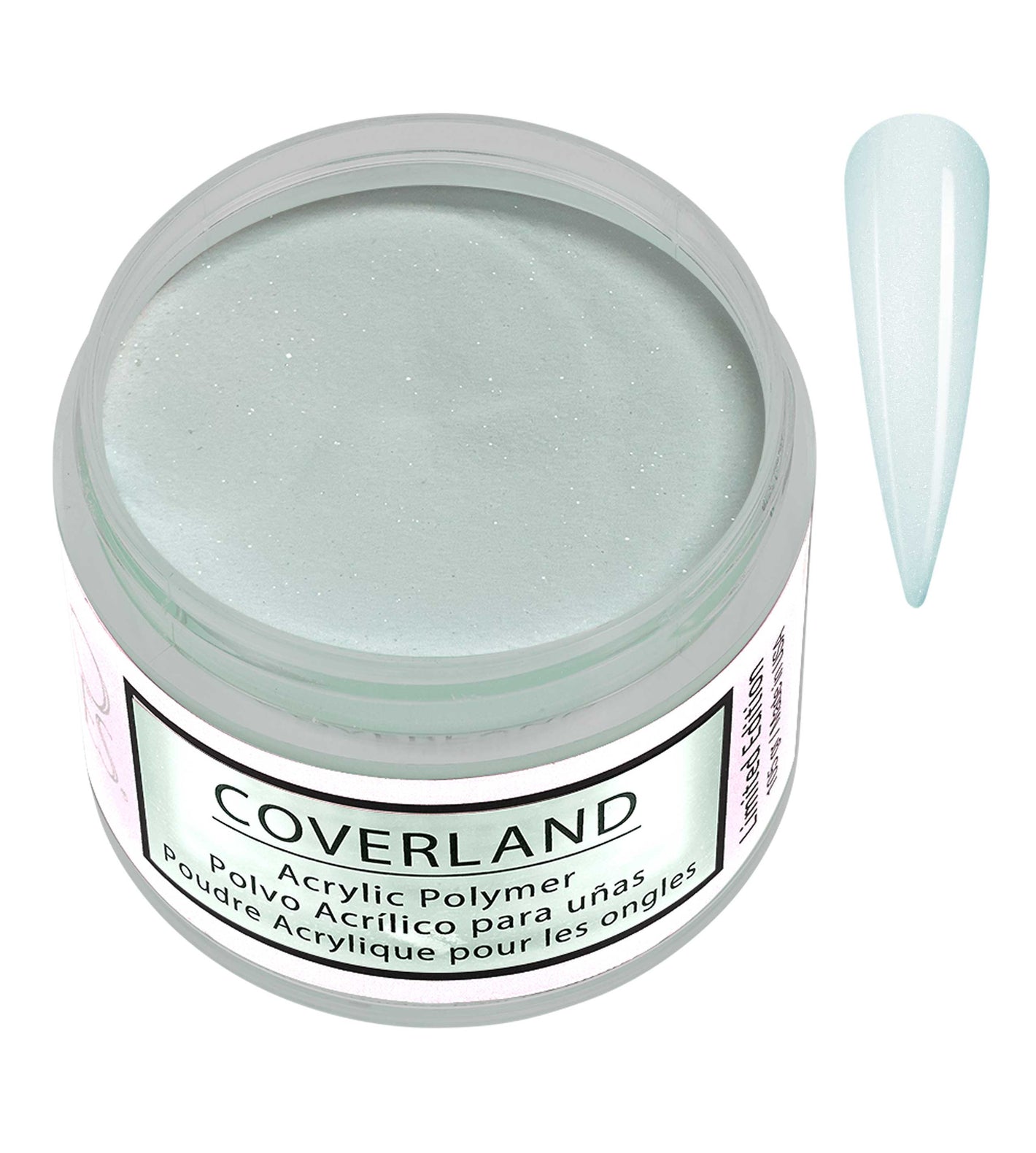 Tones Coverland Acrylic Powder "Crystal Blue" - 1.5 OZ