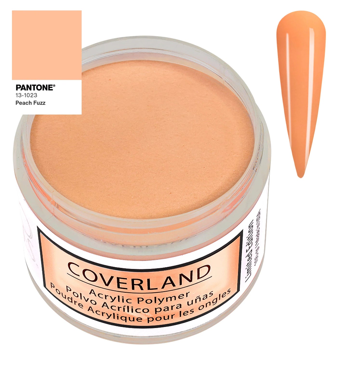 Tones Coverland Acrylic Powder - "Fresh Bellini" 1.5 Oz - Limited Edition