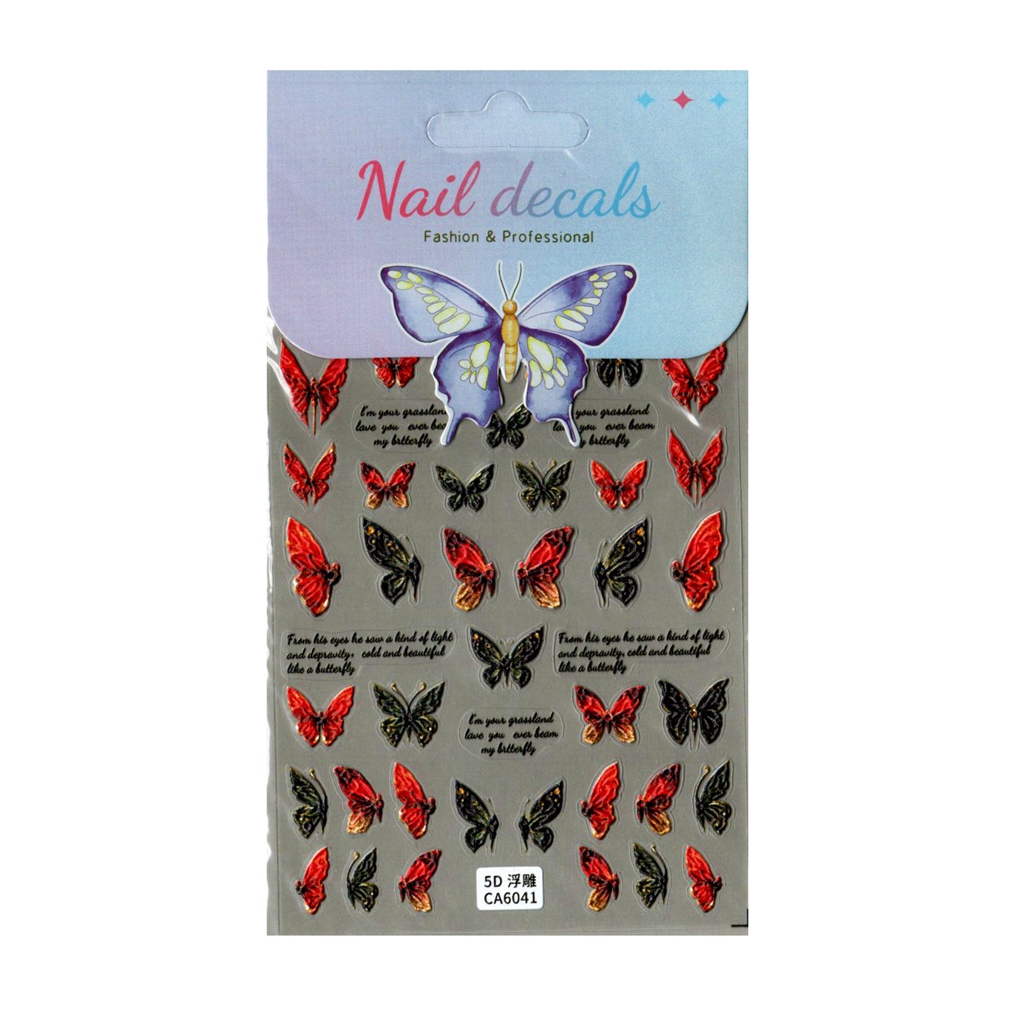 Nail Stickers - Butterfly