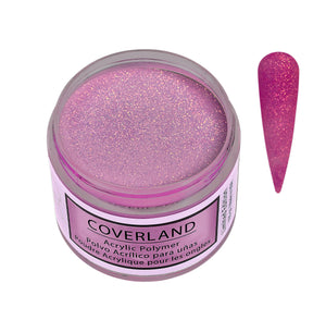 Tones Coverland Acrylic Powder 1.5 Oz "Party Diva" Limited Edition *Glow In The Dark*