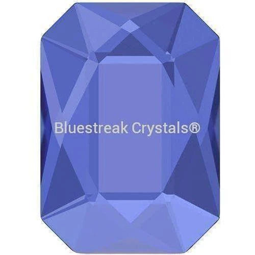 Serinity Flat Back Crystals Non Hotfix Emerald Cut - Sapphire