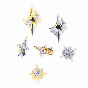 Zircon Nail Charms #4 - Various Types