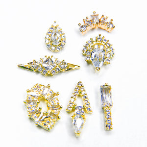 Zircon Nail Charms #1 - Various Types