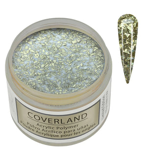 Tones Coverland Acrylic Powder 1.5 Oz "Crushed Gold" Gold - Limited Edition