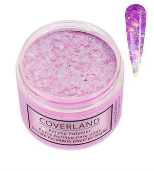 Tones Coverland Acrylic Powder 1.5 Oz "Fuchsia Jewel" Pink - Limited Edition