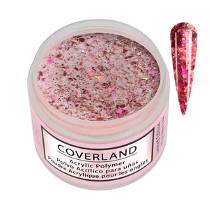 Tones Coverland Acrylic Powder 1.5 Oz "Head Over Heels" Pink - Limited Edition