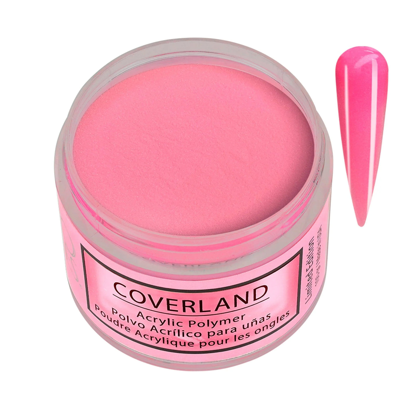 Tones Coverland Acrylic Powder 1.5 Oz "Hotter Than Your Ex" Pink - Limited Edition