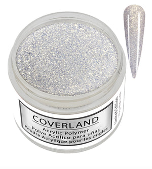 Tones Coverland Acrylic Powder 1.5 Oz "Ice To See You" White - Limited Edition