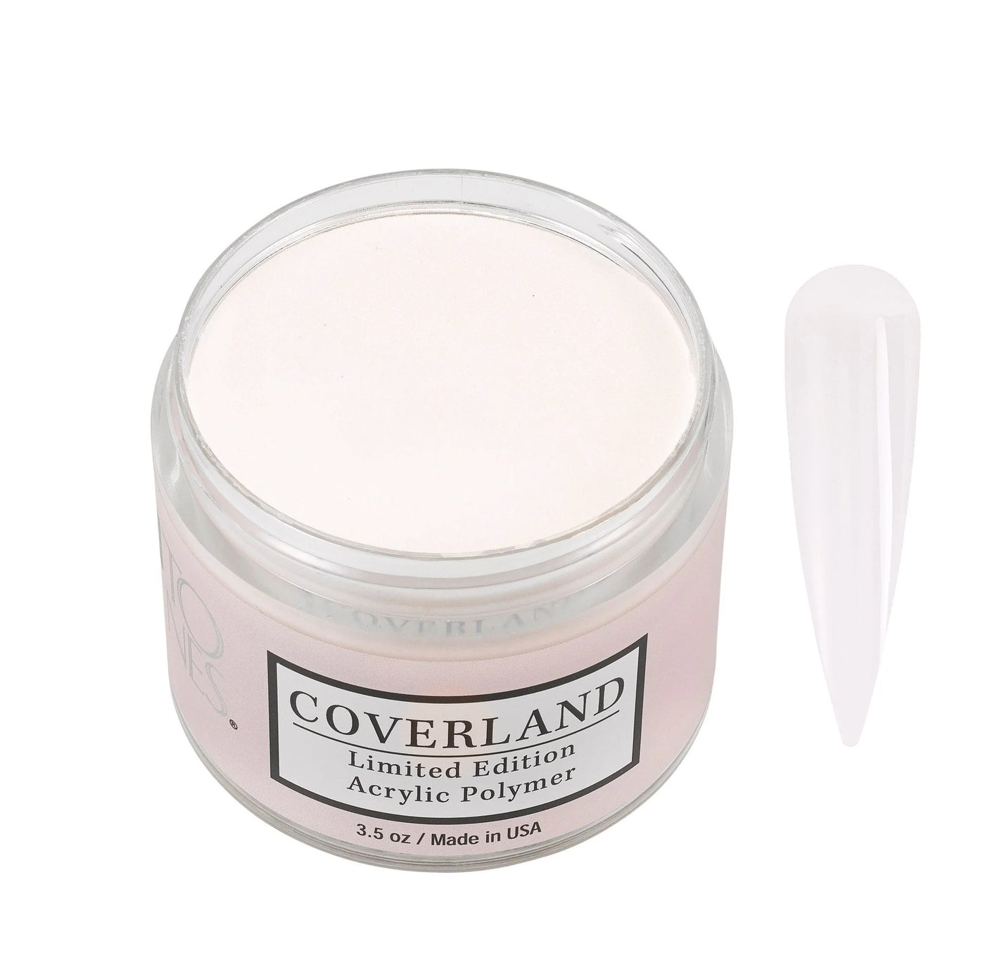 Tones Coverland Acrylic Powder 3.5oz "Light White" - Limited Edition